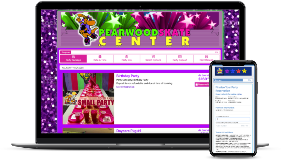 online party booking